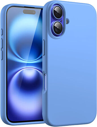 Apple iPhone 16 Plus ile Uyumlu Telefon Kılıfı Kadife Iç Yüzey Soft Tasarım Lansman Kılıf