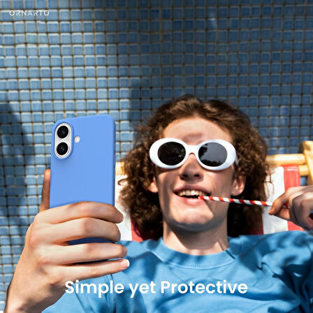 Apple iPhone 16 Plus ile Uyumlu Telefon Kılıfı Kadife Iç Yüzey Soft Tasarım Lansman Kılıf