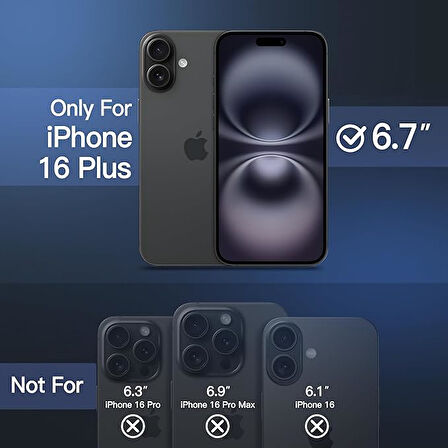 Apple iPhone 16 Plus ile Uyumlu Telefon Kılıfı Kadife Iç Yüzey Soft Tasarım Lansman Kılıf