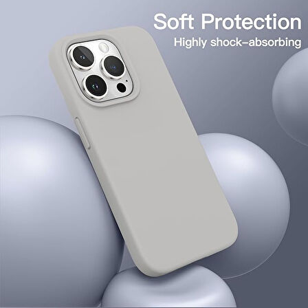 Apple iPhone 16 Pro ile Uyumlu Telefon Kılıfı Kadife Iç Yüzey Soft Tasarım Lansman Kılıf