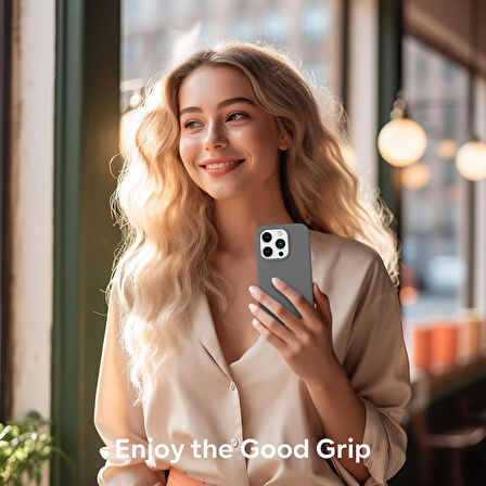 Apple iPhone 16 Pro Max ile Uyumlu Telefon Kılıfı Kadife Iç Yüzey Soft Tasarım Lansman Kılıf