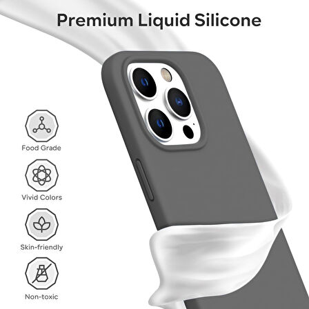 Apple iPhone 16 Pro Max ile Uyumlu Telefon Kılıfı Kadife Iç Yüzey Soft Tasarım Lansman Kılıf