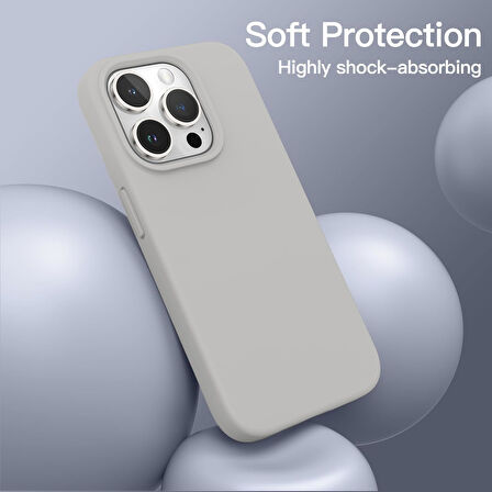 Apple iPhone 16 Pro Max ile Uyumlu Telefon Kılıfı Kadife Iç Yüzey Soft Tasarım Lansman Kılıf