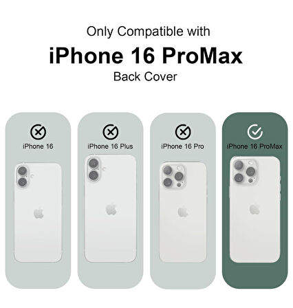 Apple iPhone 16 Pro Max ile Uyumlu Telefon Kılıfı Kadife Iç Yüzey Soft Tasarım Lansman Kılıf