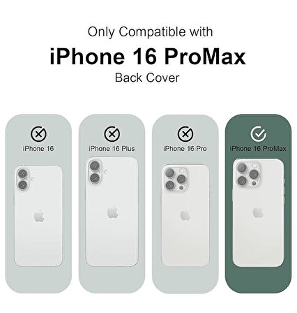 Apple iPhone 16 Pro Max ile Uyumlu Telefon Kılıfı Kadife Iç Yüzey Soft Tasarım Lansman Kılıf