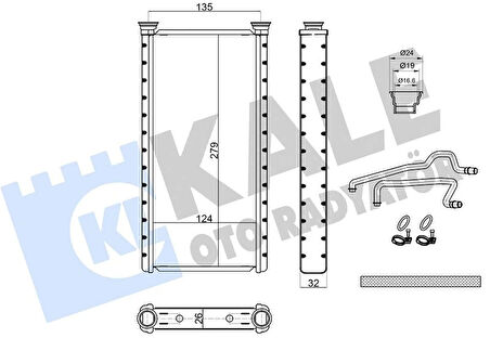 KALORIFER RADYATORU LAND ROVER DISCOVERY L462 RANGE ROVER L405 L494 LR036364
