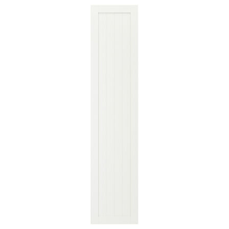 Gardırop kapağı, beyaz, 50x229 cm, menteşesiz