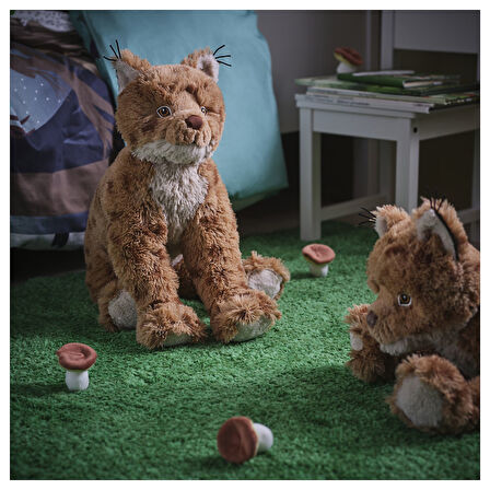 Yumuşak oyuncak, kahverengi, 63 cm, vaşak