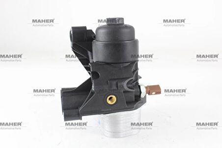 YAĞ FILTRE KÜTÜGÜ KOMPLE SOGUTUCULU GOLF7 / A3 / LEON / PASSAT / TIGUAN / CADDY 2013 CUUB-CUUC-CUUD-CUUF-DFSD-CLHA-CLHB-DCXA-CRLB-CUVC 1.6 TDI-2.0 TDI 03N115389A