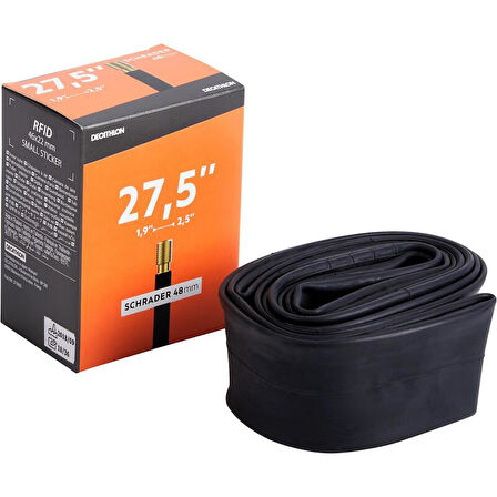 27,5 × 1,9/2,5 - 48 mm İç Lastik Schrader Valf Uyumlu