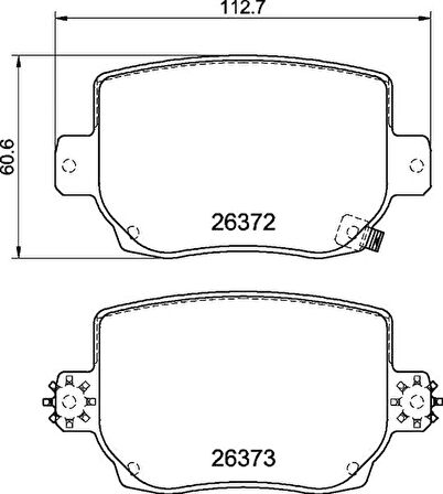 FREN BALATASI ARKA TESLA MODEL 3 5YJ3 2020 MODEL Y 5YJY 2019 SPOR PAKET 800824600A 800824600C 800824600D