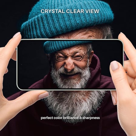 Samsung Galaxy A37 5G ile Uyumlu Ekran Koruyucu Şeffaf Temperli Kırılmaz Cam Ekran Koruyucu 2 Adet