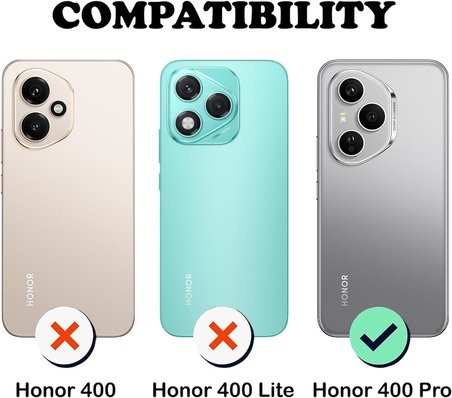 Honor 400 Pro ile Uyumlu Ekran Koruyucu Şeffaf Temperli Kırılmaz Cam Ekran Koruyucu