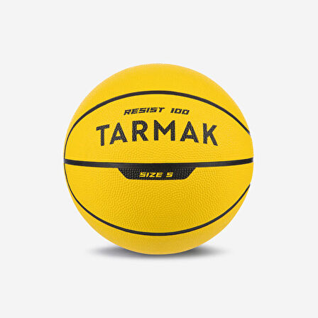 Çocuk Basketbol Topu - 5 Numara - Sarı - r100