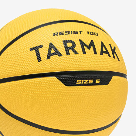 Çocuk Basketbol Topu - 5 Numara - Sarı - r100