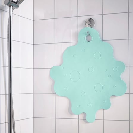 Banyo Kaydırmazı, Açık Turkuaz, 43x43 cm, 2 adet