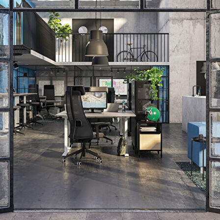 Çalışma sandalyesi, glose siyah