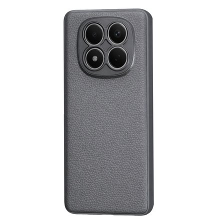 Xiaomi Redmi Note 15 Uyumlu Deri Dokulu Yumuşak Silikon Telefon Kılıfı Kapak