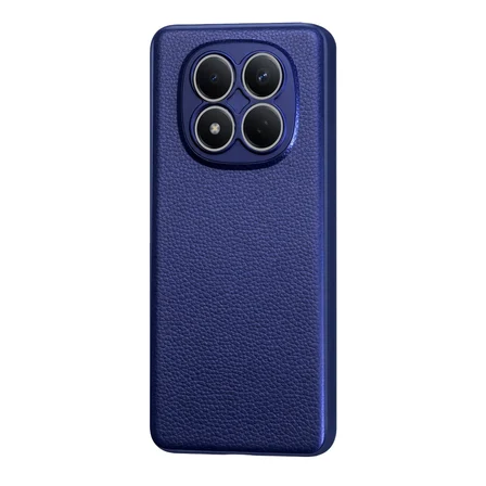 Xiaomi Redmi Note 15 Uyumlu Deri Dokulu Yumuşak Silikon Telefon Kılıfı Kapak