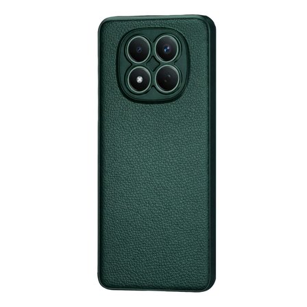 Xiaomi Redmi Note 15 Pro 5G Uyumlu Deri Dokulu Yumuşak Silikon Telefon Kılıfı Kapak
