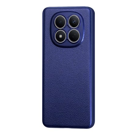 Xiaomi Redmi Note 15 Pro 5G Uyumlu Deri Dokulu Yumuşak Silikon Telefon Kılıfı Kapak
