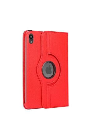 Apple iPad Mini 6.Nesil 2021 (A2567-A2568) ile Uyumlu 360° Dönebilen Standlı Tablet Kılıfı