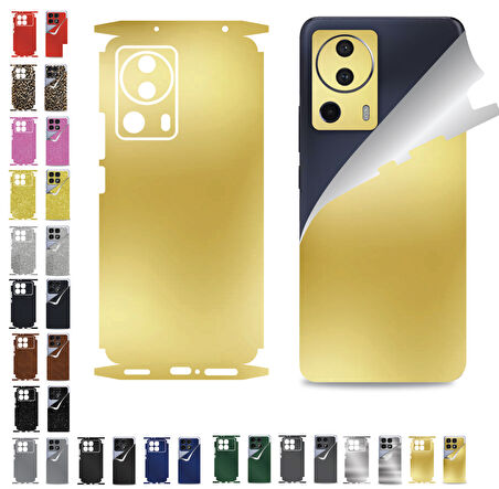 Xiaomi Mi 13 Lite için uyumlu 360 full arka ve yan kaplama koruma sticker - 16 FARKLI RENK