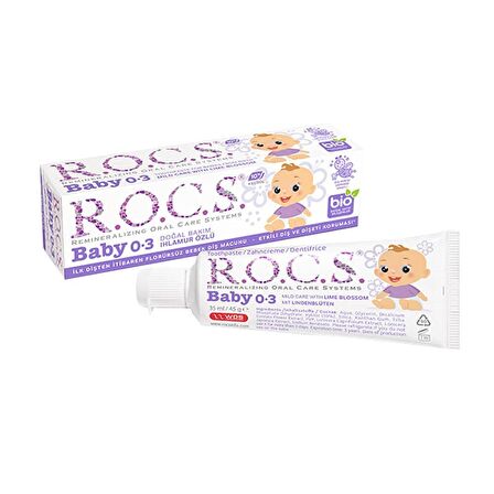 Rocs Baby Ihlamur Özlü Diş Macunu 45 g (0-3Yaş)