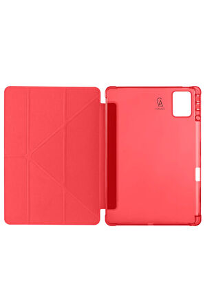 Lenovo Tab K11 TB-330FU 11 Inç Uyumlu Tri Fold Kalemlikli Tablet Kılıfı Ekran Koruyucu Kalem Seti