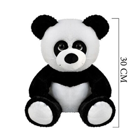 Peluş Oturan Panda Oyuncak 30 cm