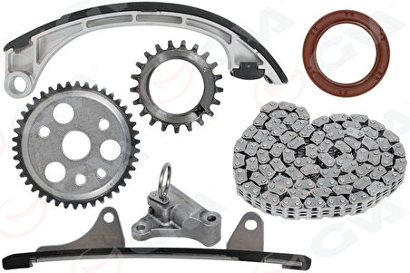 EKSANTRİK ZİNCİR SETİ TOYOTA YARIS 1.0L 1SZ-FE SCP10 FRANSIZ ÜRETIM ARAÇLAR IÇIN 2003-2005 1350623010 1354523010 1359123010