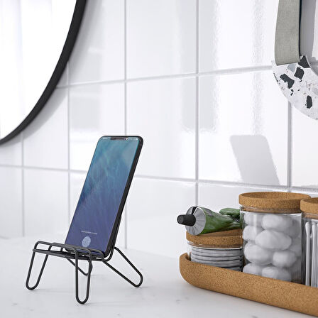 Telefon/tablet standı, siyah