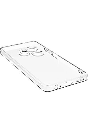 General Mobile Gm Era 50 ile Uyumlu Kılıf Şeffaf Kamera Korumalı Esnek Silikon Telefon Kılıfı Kapak