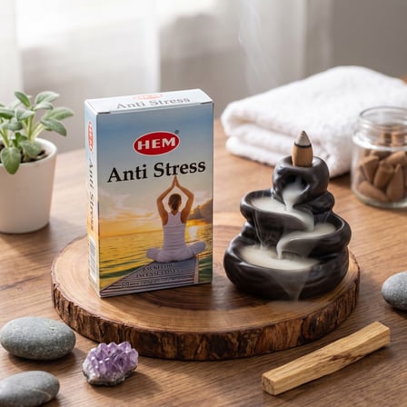 BakGelAl  Geri Akışlı Şelale Konik Tütsü  4 Farklı Tütsü – Palo Santo, Lavanta, Anti Stress ve Yasemin 
