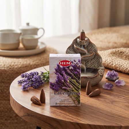BakGelAl  Geri Akışlı Şelale Konik Tütsü  4 Farklı Tütsü – Palo Santo, Lavanta, Anti Stress ve Yasemin 