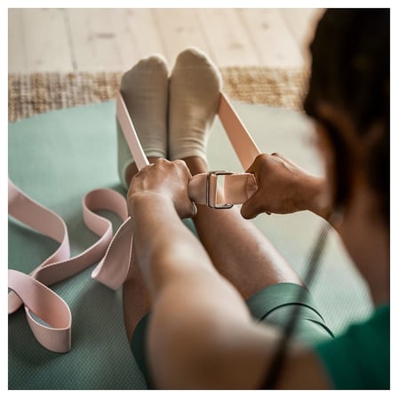 IKEA Yoga & Pilates Seti - Kayış, Diz Yastığı ve Masaj Topu