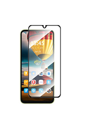Samsung Galaxy A16 5G ile Uyumlu Telefon Kılıfı ve Tam Kaplayan Seramik Ekran Koruyucu 