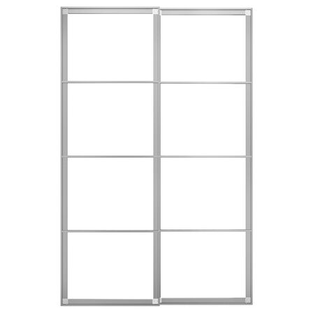 Sürgü kapak iskeleti, alüminyum, 150x236 cm