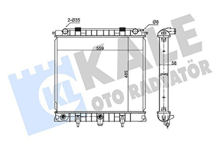 MOTOR SU RADYATORU 26 6T RANGE ROVER 2 P38A 2.5 D 1994-2002 ESR2502 ESR2502 PCC108460