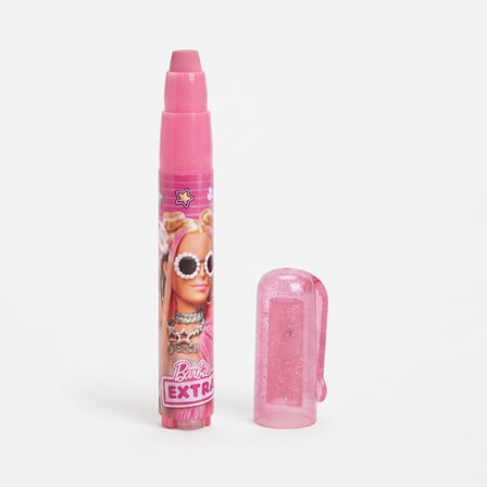 BakGelAl Lisanslı Barbie Extra Ruj Şeklinde Silgi Pembe Kapaklı Kırtasiye Okul Silgisi