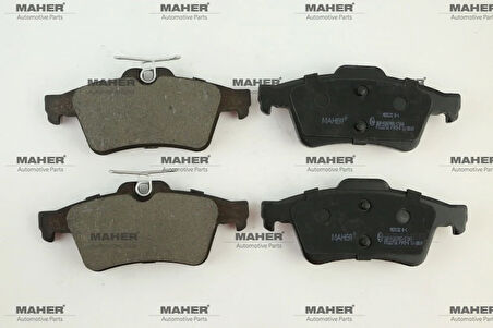 FREN BALATA / MAZDA 3 2003-2011 / PRIMERA 2003 / C5 / C-MAX / FOCUS 2011-2015 / VECTRA C / S-40 / / GRAND C-MAX 2011 / C-70 / TRANSIT CONNECT 2013 DİSK ARKA 2T1J2M008AA