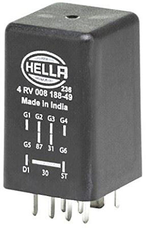 KONTROL ÜNİTESİ ISITMA BUJİSİ 9 KUTUPLU 125 VW 038907281B 038907281B 038907281B