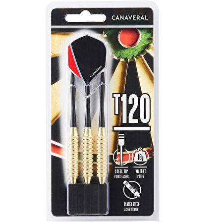 Çelik Uçlu Dart - 3'lü - T120