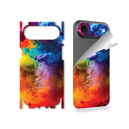 Apple İphone 17 Air için full kaplama koruma sticker kılıfsız kullanım için çizilme önleyici BULUTLAR