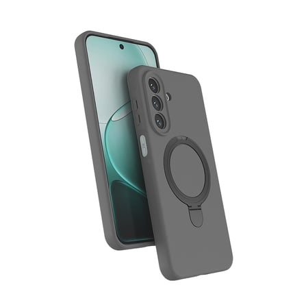 Samsung Galaxy A27 Uyumlu Kılıf M-Safe Özellikli Yüzük Standlı Telefon Kılıfı Kapak