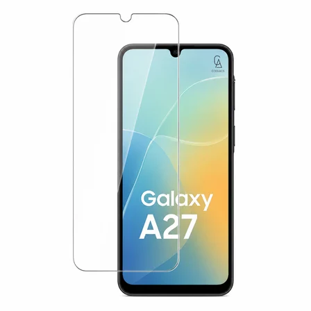 Samsung Galaxy A27 Uyumlu Kılıf Esnek Silikon Telefon Kılıfı ve Temperli Cam Ekran Koruyucu