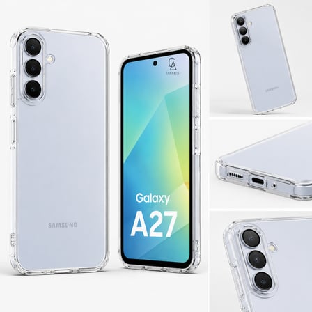 Samsung Galaxy A27 Uyumlu Kılıf Esnek Silikon Telefon Kılıfı ve Temperli Cam Ekran Koruyucu