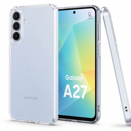 Samsung Galaxy A27 Uyumlu Kılıf Esnek Silikon Telefon Kılıfı ve Temperli Cam Ekran Koruyucu