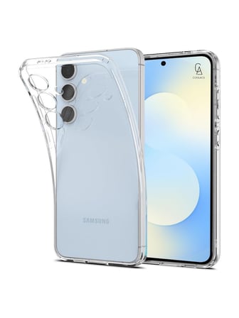 Samsung Galaxy S26 Plus ile Uyumlu Kılıf Esnek Premium Telefon Kılıfı ve Temperli Cam Ekran Koruyucu