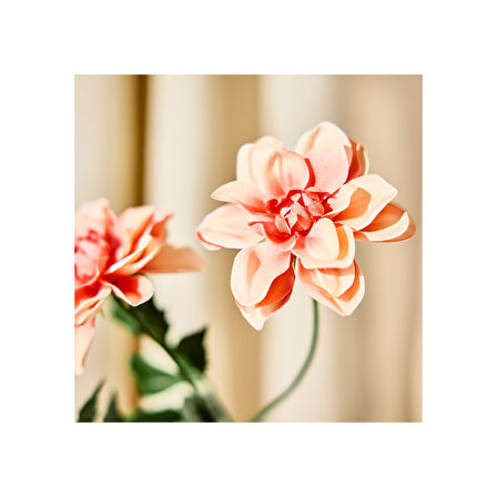 Yapay çiçek, turuncu, 66 cm, yıldız çiçeği, iç-dış mekan